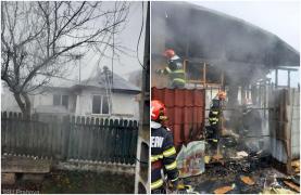 Băiețel de 10 ani, ars pe faţă, mâini şi picioare după ce casa din Prahova i-a luat foc. Copilul a reușit să se salveze din flăcări