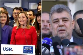 Surse: Marcel Ciolacu şi Elena Lasconi se întâlnesc azi pentru a discuta despre susţinerea liderului USR la prezidenţiale