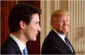 Donald Trump a spus că ar putea anexa Canada de față cu Justin Trudeau: 