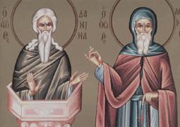 Sfântul Daniil Stâlpnicul şi Sfântul Luca cel Nou Stâlpnicul sunt prăznuiţi pe 11 decembrie