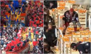 Tradiție inedită în Italia. Sute de localnici și turiști se bat an de an cu 500 de tone portocale la Carnavalul de la Ivrea