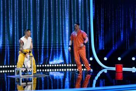 Duo Forza, număr senzațional de acrobație și forță pe scena iUmor. Delia: "A fost un număr fabulos"