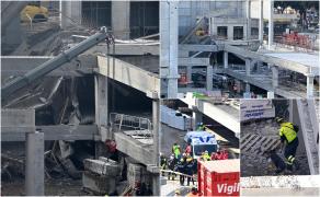 Cinci muncitori morți, după dezastrul de pe șantierul supermarketului din Florența. Doi dintre românii răniți, în stare gravă în spital
