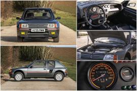 Cu cât se licitează un Peugeot 205 Turbo 16 din 1985. Maşina prinde 100 de km/oră în 6 secunde şi are doar 16 mii de km parcurşi