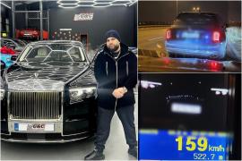 Tzancă Uraganu, pieton 90 de zile după ce a fost prins cu viteză pe Autostrada 3. Manelistul conducea ce 159 km/oră