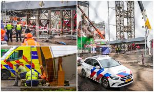 Tragedie la Lochem, în Olanda: o bucată dintr-un pod în construcţie s-a prăbuşit peste oameni. Cel puţin 2 morţi şi 2 răniţi