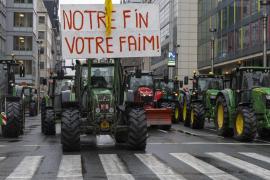 Miniştrii Agriculturii cer UE să majoreze subvenţiile. Fermierii au înconjurat azi sediul Comisiei Europene