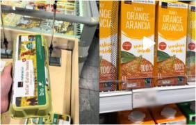 O româncă a filmat pretuțurile dintr-un magazin din Elveția. Cât costă acolo aliementele de bază