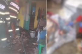 Doi fraţi, unul mort, celălalt în comă profundă, după ce casa le-a luat foc, în Vaslui. Mama lor de 93 de ani a supravieţuit