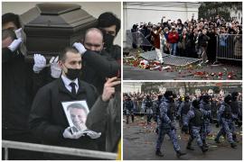 Coadă de 2 km la înmormântarea lui Alexei Navalnîi. Ruşii care l-au omagiat au strigat "Putin, criminal" şi "Rusia fără Putin"