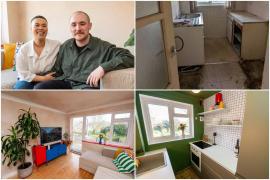 Au cumpărat un apartament vechi cu 300.000 de euro şi l-au transformat în locuinţa lor de vis cu tutoriale de pe Youtube. Cât i-a costat renovarea