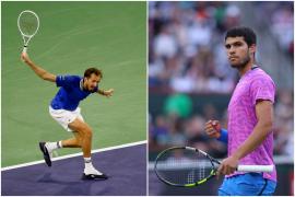 Carlos Alcaraz - Daniil Medvedev, din nou în finala Indian Wells. Spaniolul s-a impus în 2023