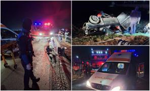 Trei copii, accident înfiorător la ieşirea din Adjud după ce unul dintre ei a furat maşina familiei