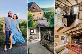 Căsuţa de piatră din secolul al XVI-lea se află lângă Turenne, în Franța