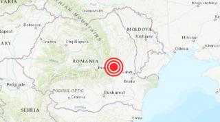 Cutremur azi în România. Seismul s-a produs în Vrancea, la 80 de kilometri adâncime