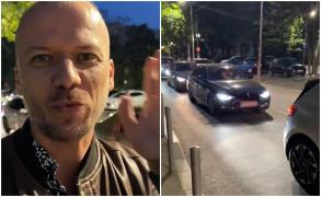 Reacţia unui turist italian după ce a văzut maşinile oprite la un semafor din Bucureşti. "Sunt mai multe BMW-uri decât în Germania, unde le produc"