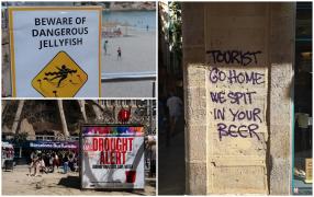 "Întoarce-te acasă la tine". Spaniolii protestează împotriva supraturismului. Măsurile luate de localnici ca să descurajeze turiştii să le mai "calce pragul"