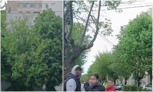 Supărat că soţia nu-l mai vrea, un tânăr din Bacău s-a urcat pe bloc şi a ameninţat că se aruncă. Poliţiştii au negociat 6 ore cu soţul furios