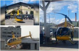 În ce condiţii putea ateriza, de fapt, elicopterul de la benzinăria din Curtea de Argeş. Autorităţile încearcă să dea de pilot ca să afle ce plan de zbor avea