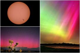 Fotografii spectaculoase cu aurora boreală au inundat reţelele de socializare.