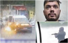 Filmul evadării sângeroase din Franţa. Un comando l-a scos pe Mohamed Amra din duba închisorii. Doi gardieni, împuşcaţi mortal