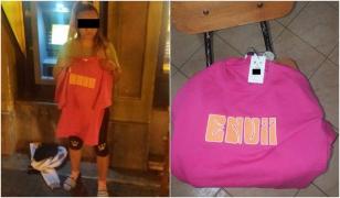 Tânăra care a făcut plajă pe şalupa poliţiei loveşte din nou. A dat spargere la un magazin şi a furat un tricou roz, în Timişoara