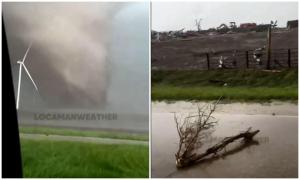 Imagini apocaliptice dintr-un orăşel din SUA, făcut praf de tornadă. "Există mai multe victime"