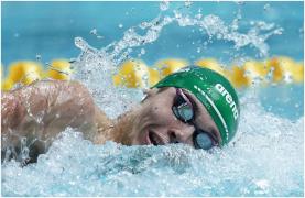 David Popovici, campion la proba de 200 m liber la etapa de Mare Nostrum de la Barcelona