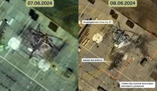 Ucraina susţine că a lovit în premieră un avion de luptă rusesc de ultimă generaţie, un Su-57 - FOTO