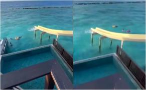 Fotbalist spaniol, erou după ce a salvat un cuplu de la înec în timp ce se afla în vacanţă în Maldive. Momentul, surprins de camere