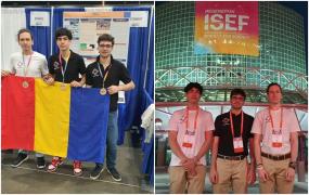 Trei elevi români, premiaţi la cea mai prestigioasă competiţie de ştiinţă şi inginerie din lume. Invenţia care le-a adus succesul