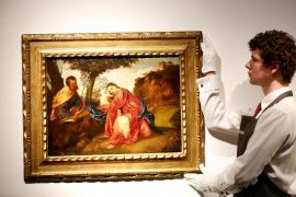 Tabloul "Rest on the Flight into Egypt" de Tiţian, scos la licitaţie