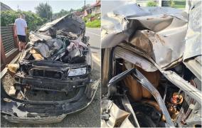 Tânăr de 24 de ani, ucis între fiarele unui Volvo făcut zob, în Maramureș. Un prieten l-a condus spre moarte, după ce a înfipt mașina într-un stâlp