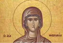 Sfânta Muceniţă Fevronia este prăznuită pe 25 iunie