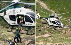 Turist britanic, găsit mort în Munţii Pirinei. Bărbatul dispăruse de zile întregi şi a fost găsit cu ajutorul unei brăţări electronice pe care o purta