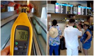 Aeroportul Henri Coandă, amendat cu 10.000 de lei de ANPC pentru că are aerul condiţionat stricat. Temperaturile ajung la 31 de grade