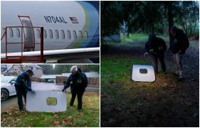 Alaska Air a returnat companiei Boeing avionul căruia i s-a desprins o uşă în timpul zborului