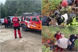 Bărbat dispărut de o zi, găsit de salvamontişti pe munte, în Bacău. Se afla în stare de şoc, cu uşoară hipotermie