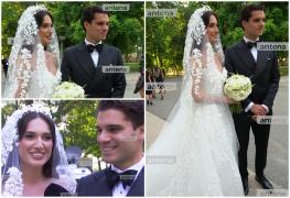 Declaraţii EXCLUSIVE ale mirilor Elena şi Ianis Hagi înainte de petrecerea de la Palatul Ştirbey. "Este cea mai frumoasă zi din viața mea"