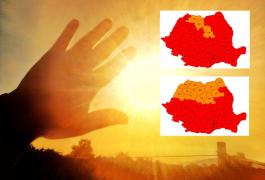 Codul roșu de caniculă, extins în aproape toată ţara şi prelungit până miercuri. Când scăpăm de căldura sufocantă