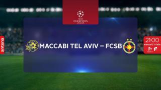 Meciul decisiv Maccabi Tel Aviv – FCSB se vede în direct la Antena 1 şi pe AntenaPLAY, miercuri, 31 iulie, de la 21.00