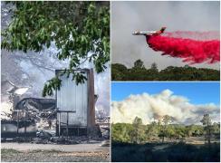 Primul "megaincendiu" al anului în California. Mii de persoane au fugit din calea focului pus de o mână criminală