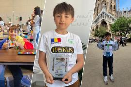 La 10 ani, Karlos Tănăsucă devine un nume de referință în matematica mondială. Elevul, înscris în campania "100 de tineri pentru dezvoltarea României" a Fundației Dan Voiculescu