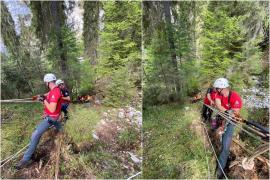 Intervenţie de 11 ore a salvamontiştilor, după ce un turist străin a căzut într-o cascadă abruptă din Munţii Bihor