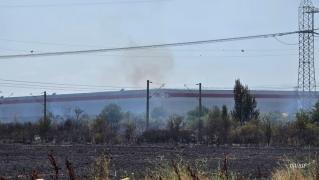 Incendiu puternic de vegetaţie în Chiajna. Aproximativ 5 hectare au fost afectate