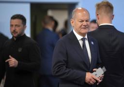 Volodimir Zelenski și Olaf Scholz
