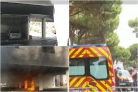 Atac terorist în Franţa. Un bărbat înarmat a semănat teroare după ce a provocat explozia a două mașini. Un polițist, rănit