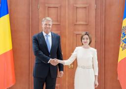 Maia Sandu, după întrevederea cu Klaus Iohannis: "Lansarea negocierilor de aderare la UE nu ar fi fost posibilă fără sprijinul României"