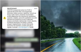 Fenomene meteo extreme în București și Ilfov. Autoritățile au emis mesaj Ro-Alert