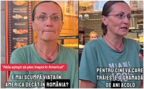 O româncă stabilită în SUA spune că viaţa peste ocean nu e mai scumpă decât în România. "Abia aştept să plec"